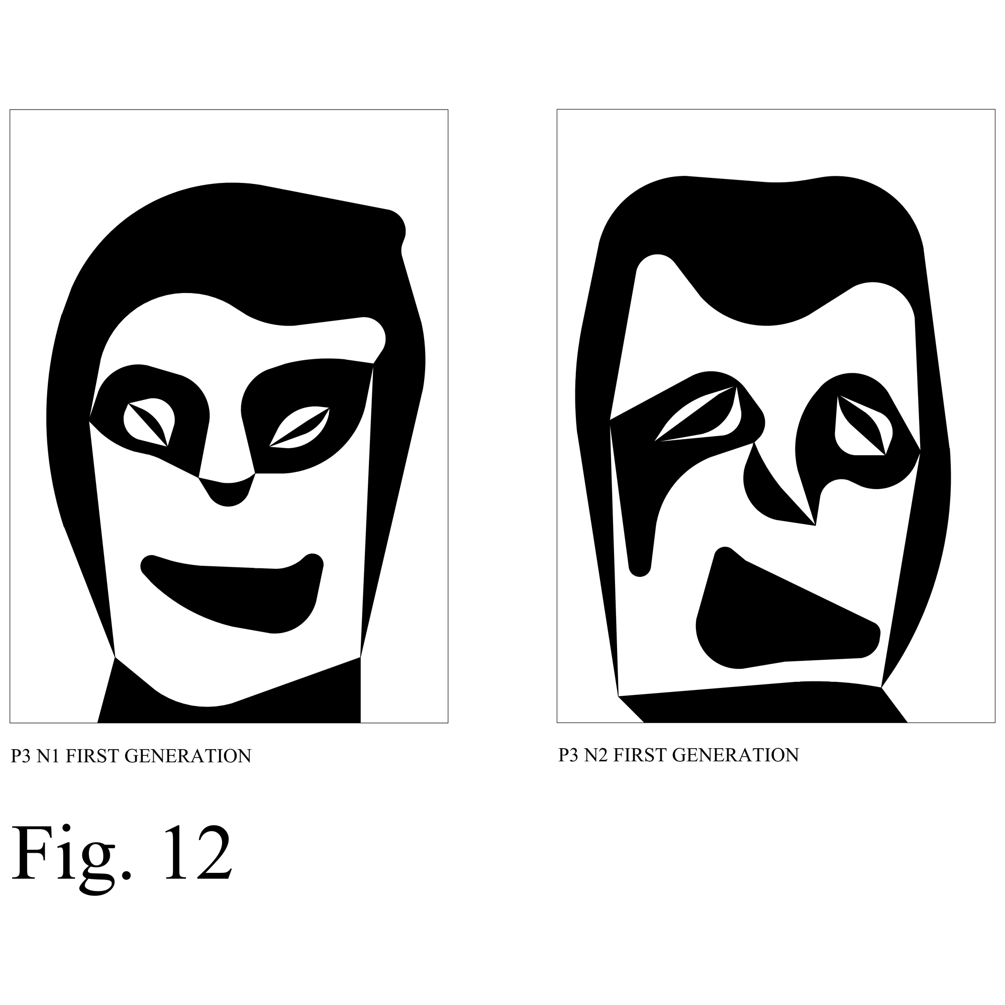 STOCHASTIC UNPREDICTABLE FACES FIG 12, STOCHASTIC UNPREDICTABLE FACES FIG 12, Sergio Lombardo