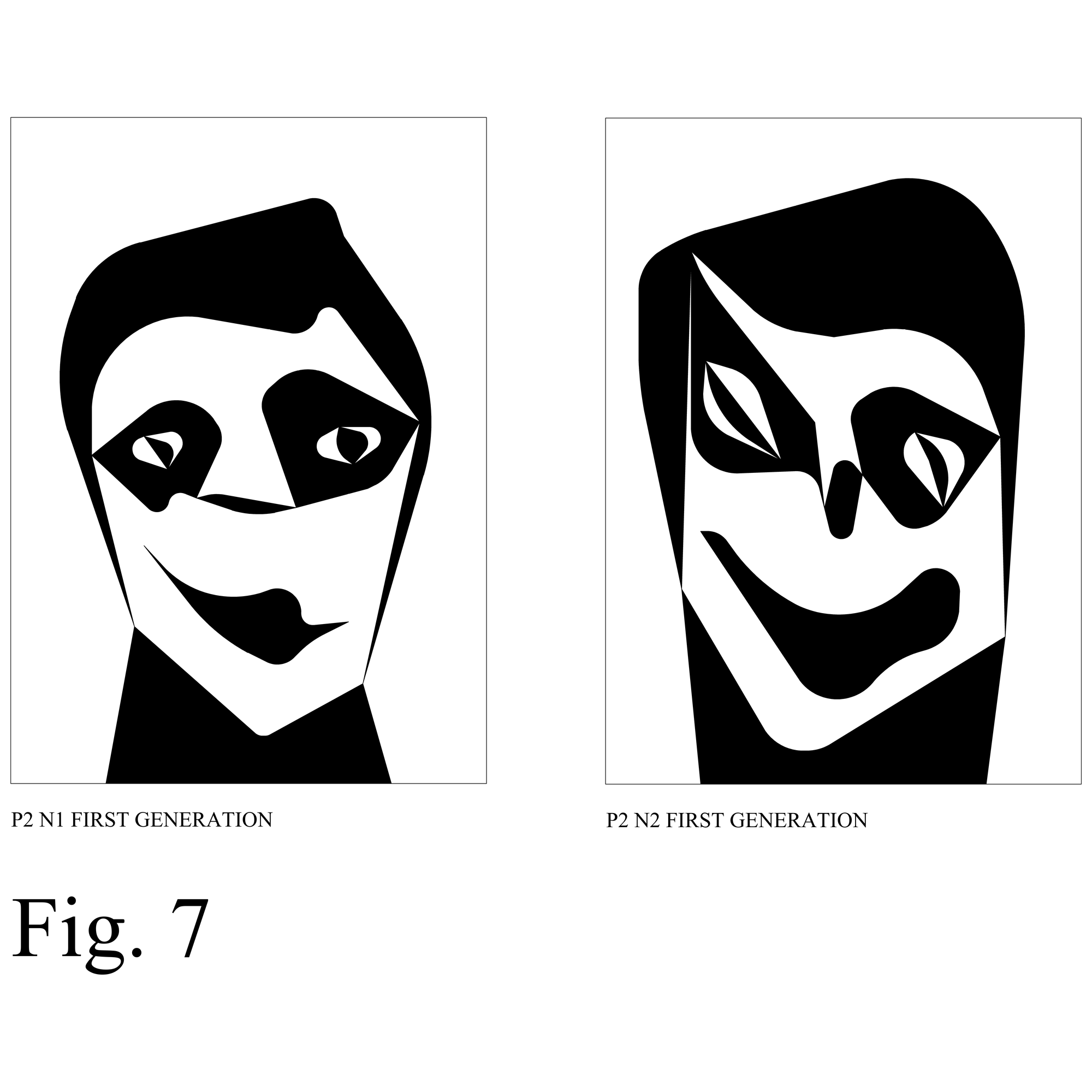 STOCHASTIC UNPREDICTABLE FACES FIG 7, STOCHASTIC UNPREDICTABLE FACES FIG 7, Sergio Lombardo