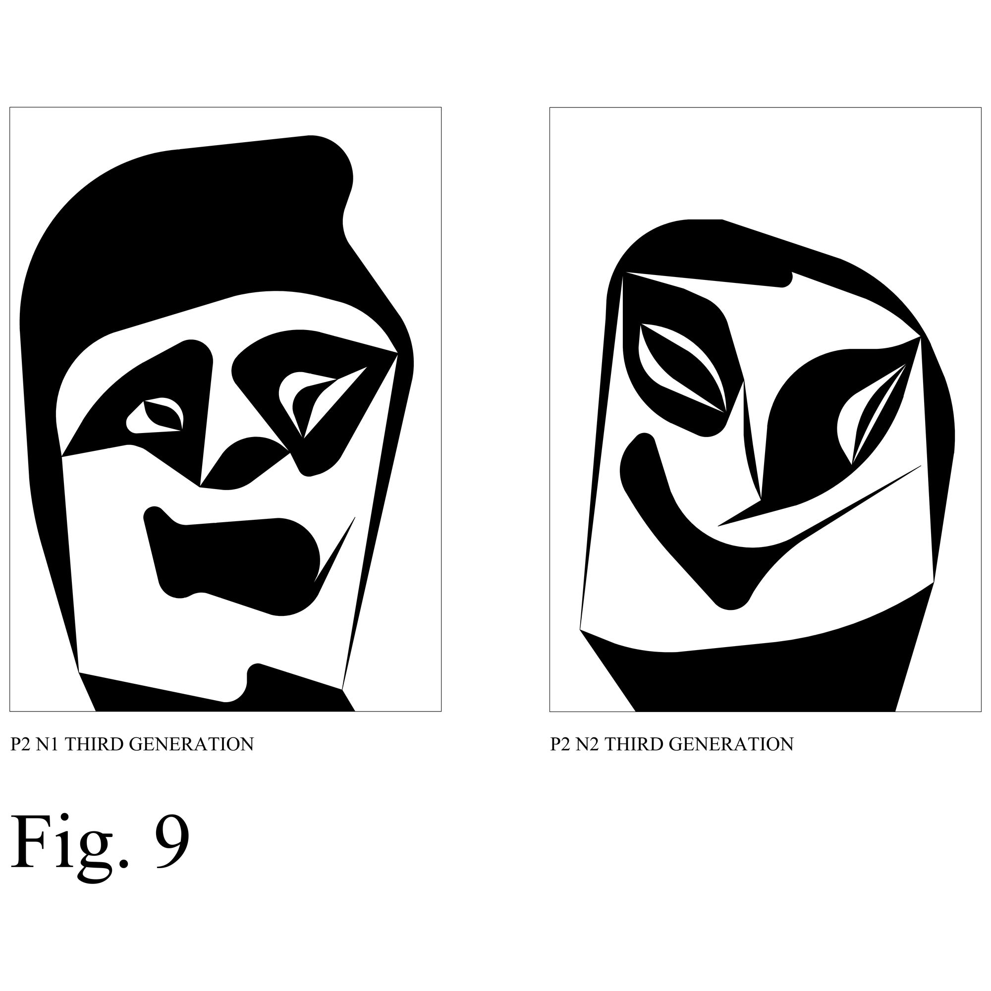STOCHASTIC UNPREDICTABLE FACES FIG 9, STOCHASTIC UNPREDICTABLE FACES FIG 9, Sergio Lombardo